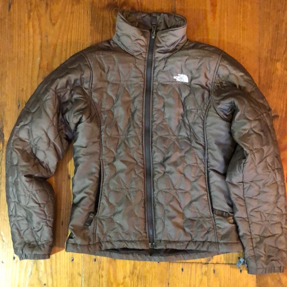 North Face Puffer Jacket; Brown; Size S/P - Picture 1 of 4